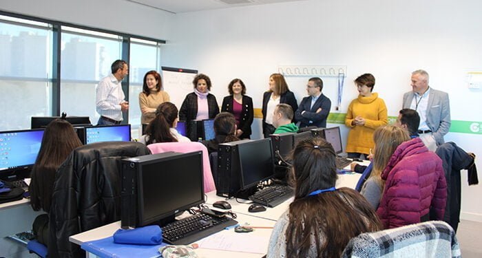 La viceconsejera de Empleo y la directora general de Formación visitan el centro de formación y negocios de CEOE-Cepyme Guadalajara