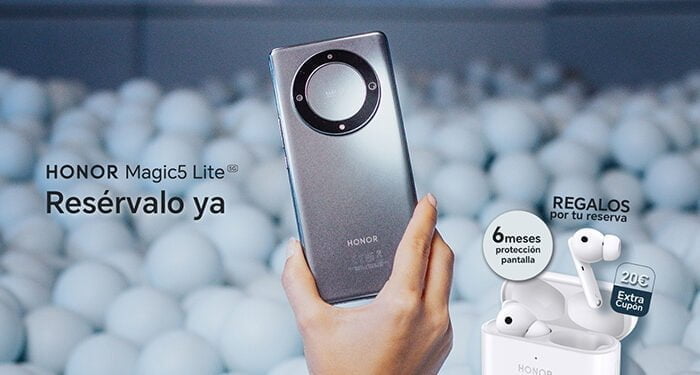 Llega a España el Honor Magic5 Lite, el nuevo miembro de la familia Magic que ofrece funcionalidades renovadas
