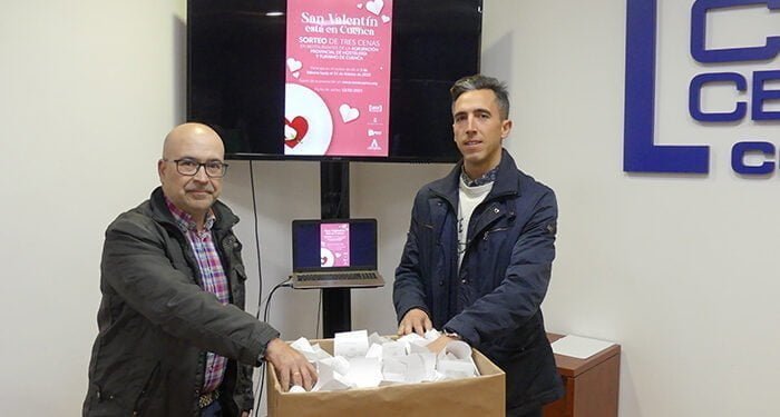 Los ganadores de la campaña de comercio de Cuenca por San Valentín ya pueden compartir su cena tras celebrarse el sorteo 1 Los ganadores de la campaña de comercio de Cuenca por San Valentín ya pueden compartir su cena tras celebrarse el sorteo