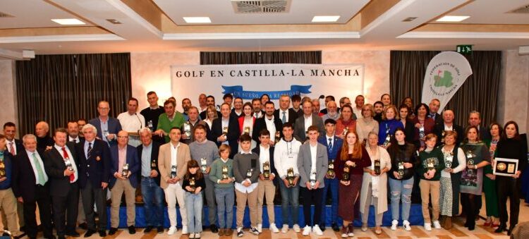 Los mejores golfistas de 2022 de la región se dan cita en la gala anual de la Federación Castellanomanchega de Golf