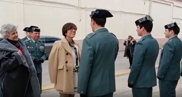 María Gámez se reúne con los responsables de la Guardia Civil en Cuenca