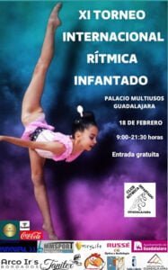 Más de 400 gimnastas a nivel nacional e internacional participan este sábado en el XI Torneo Internacional Rítmica Infantado