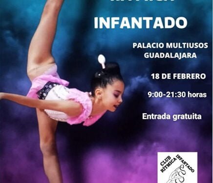 Más de 400 gimnastas a nivel nacional e internacional participan este sábado en el XI Torneo Internacional Rítmica Infantado
