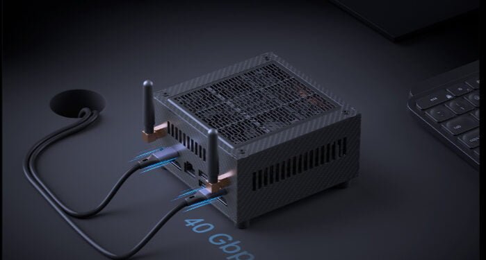 Minisforum lanza el nuevo mini pc Intel 12th con diseño Dual Thunderbolt 4