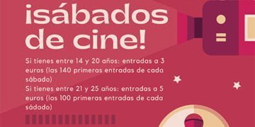 El Ayuntamiento de Guadalajara lanza ‘Sábados de cine’, con entradas a 3 y 5 euros para jóvenes de edades entre 14 y 25 años