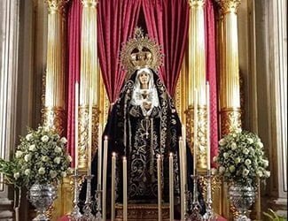 La V. H. de la Soledad (vulgo del Puente) presenta este sábado en la Virgen de la Luz el Himno a su Titular