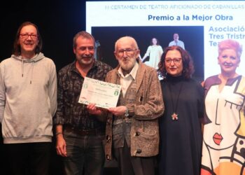 «Cena para dos», gran triunfadora del III Certamen de Teatro Aficionado «Entre Bambalinas»