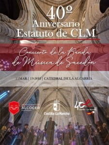 Alcocer celebra el 40º Aniversario del Estatuto de Castilla-La Mancha con un gran concierto en la Catedral de la Alcarria