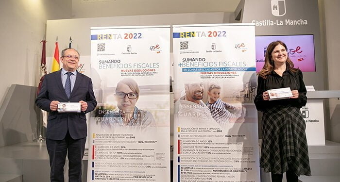 Alrededor de 867.000 contribuyentes de Castilla-La Mancha podrán beneficiarse de las deducciones fiscales autonómicas para la campaña de la renta de 2022 1 Alrededor de 867.000 contribuyentes de Castilla-La Mancha podrán beneficiarse de las deducciones fiscales autonómicas para la campaña de la renta de 2022