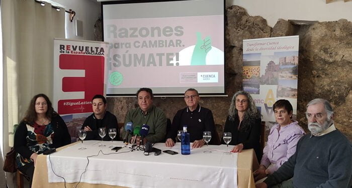 Ángel Corpa, cantautor y fundador del Grupo Jarcha, cabeza de lista de +CUENCA Ahora a las Cortes de Castilla-La Mancha