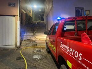 Arde una vivienda en la calle Belén de la capital conquense