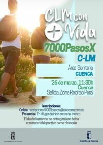 Ayuntamiento de Cuenca y Junta se unen por el ocio saludable este domingo con los ‘7.000 Pasos X CLM’