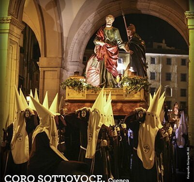 La IVH de la Negación de San Pedro cerrará los actos de su XXX aniversario con un concierto de música sacra a cargo del Coro Sottovoce 1 cartel musica sacra 2023 vertical