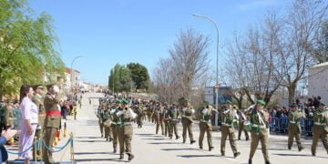 Cerca de 150 vecinos de Villalpardo y otros municipios de la Manchuela conquense juran la Bandera de la AGTP 1