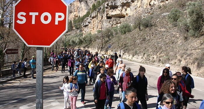 Cerca de 800 participantes han disfrutado de los bellos parajes de la Hoz del Júcar en los “7.000pasosX” Cuenca