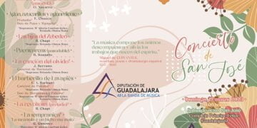 Concierto de San José de la Banda de Música de la Diputación de Guadalajara el domingo 19