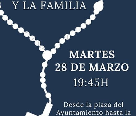 Convocado en Guadalajara el II Rosario por la Vida y la Familia