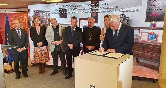 Diputación de Guadalajara y Obispado han restaurado 46 iglesias y 16 obras artísticas en los últimos tres años 1 Diputación de Guadalajara y Obispado han restaurado 46 iglesias y 16 obras artísticas en los últimos tres años