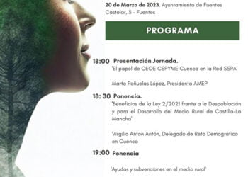 El ayuntamiento de Fuentes acoge este lunes la jornada sobre apoyo a empresas en el mundo rural