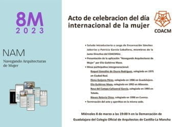 El COACM celebrará el 8M con un acto abierto al público en su Demarcación de Guadalajara El COACM celebrará el 8M con un acto abierto al público en su Demarcación de Guadalajara