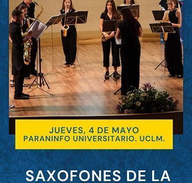 El Ensemble de Saxofones de la Escuela Municipal de Música de Cuenca protagoniza el concierto didáctico el 4 de mayo en Estival Cuenca 23 1 El Ensemble de Saxofones de la Escuela Municipal de Música de Cuenca protagoniza el concierto didáctico el 4 de mayo en Estival Cuenca 23
