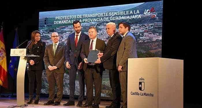 El Gobierno regional pondrá en marcha servicios de Transporte Sensible a la Demanda que abarcarán el 93 por ciento de los municipios de la provincia de Guadalajara