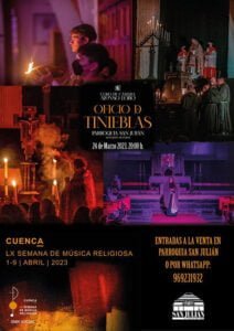 El Oficio de Tinieblas vuelve a la parroquia de San Julián este viernes y de nuevo en clave solidaria