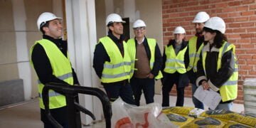 El parque de bomberos de Priego roza el 70 por ciento de ejecución y encara su última fase con la instalación de los servicios