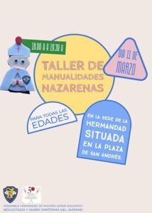 El Resucitado continúa sus actividades cuaresmales con un taller de manualidades y un torneo de Kahoot nazareno