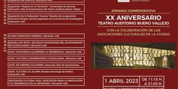 El Teatro Auditorio Buero Vallejo acogerá el 1 de abril una jornada con numerosas actividades culturales como colofón al XX aniversario