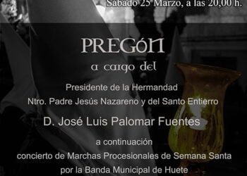 Este sábado, 25 de marzo, pregón de la Semana Santa y procesión infantil en Huete