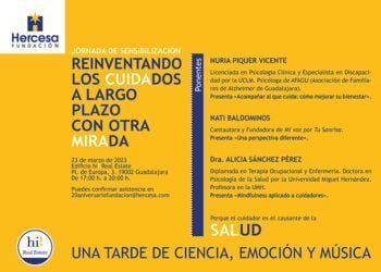 Fundación Hercesa celebra el jueves 23 de marzo de 2023 la jornada de sensibilización «Reinventando los cuidados…»