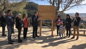 Inaugurado el Mirador dedicado a Miguel Ángel Troitiño en la Hoz del Huécar