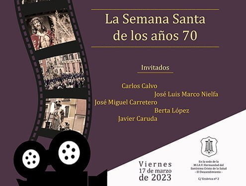 La Asociación del Descendimiento celebra este viernes 17 una mesa redonda sobre la evolución de la Semana Santa