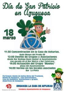 La Casa de Asturias de Azuqueca celebra el primer San Patricio en la localidad