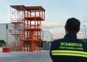 La Diputación de Guadalajara invierte 187.614 euros en mejorar instalaciones de entrenamiento de los bomberos del CEIS