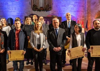 La Diputación entrega los Premios Provincia de Guadalajara 2022 en la iglesia de Santiago de Sigüenza
