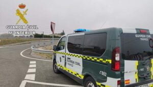 La Guardia Civil de Guadalajara investiga al conductor de una motocicleta implicado en un accidente de circulación por alcoholemia positiva