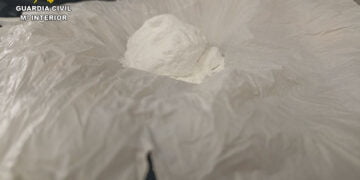 La Guardia Civil detiene en Rillo de Gallo a tres personas con una roca de cocaína en estado puiro de casi 22 gramos