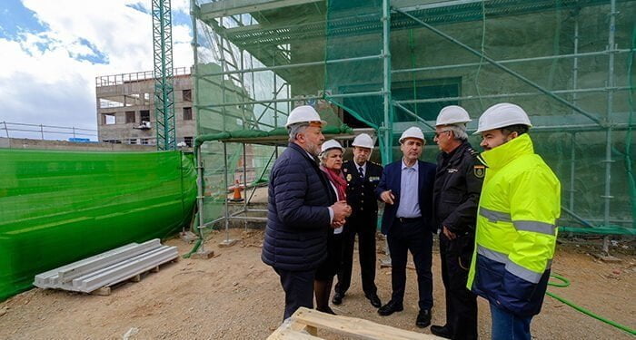 La nueva Comisaría Provincial de Policía Nacional en Cuenca, a mitad de su estado de ejecución