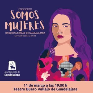 La Orquesta Ciudad de Guadalajara rendirá un nuevo homenaje este 8M con su concierto ‘Somos mujeres’