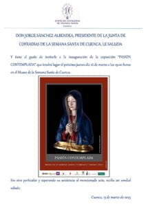 La segunda edición de ‘Joyas de la Pasión’ multiplica por cuatro el número de obras e incluye piezas de Cuenca y Toledo