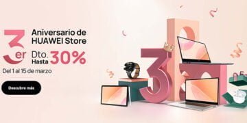 La tienda online Huawei Store celebra su 3er aniversario con descuentos de hasta el 30%