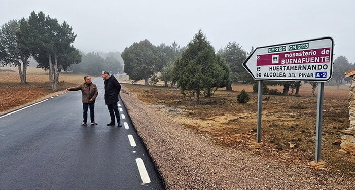 Las actuaciones del Gobierno regional suman 154 kilómetros mejorados en la red de carreteras del Señorío de Molina de Aragón en esta legislatura