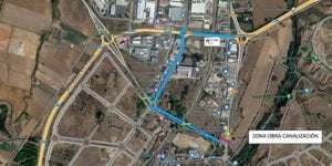 Las obras de urbanización del sector SUE-30 en la nueva glorieta junto al puente árabe afectarán al tráfico el próximo lunes y martes con cortes intermitentes