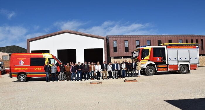 Los parques de bomberos de Cañete y Priego están al 80 por ciento de ejecución y estarán finalizados en dos meses 1 Los parques de bomberos de Cañete y Priego están al 80 por ciento de ejecución y estarán finalizados en dos meses