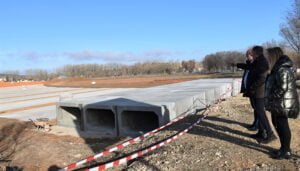Martínez Guijarro y Dolz visitan las obras de conexión de El Terminillo con la Ronda Oeste