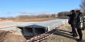 Martínez Guijarro y Dolz visitan las obras de conexión de El Terminillo con la Ronda Oeste