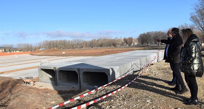 Martínez Guijarro y Dolz visitan las obras de conexión de El Terminillo con la Ronda Oeste