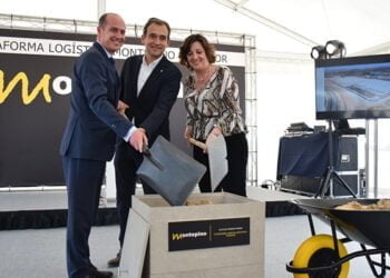Montepino coloca la primera piedra de su proyecto logístico en el polígono de El Ruiseñor